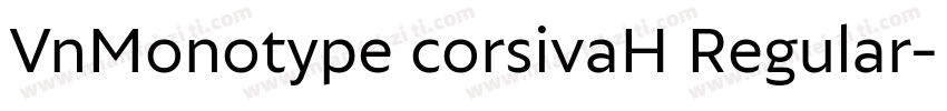 VnMonotype corsivaH Regular字体转换